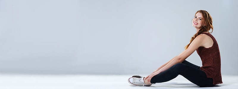 Woman Sitting Down